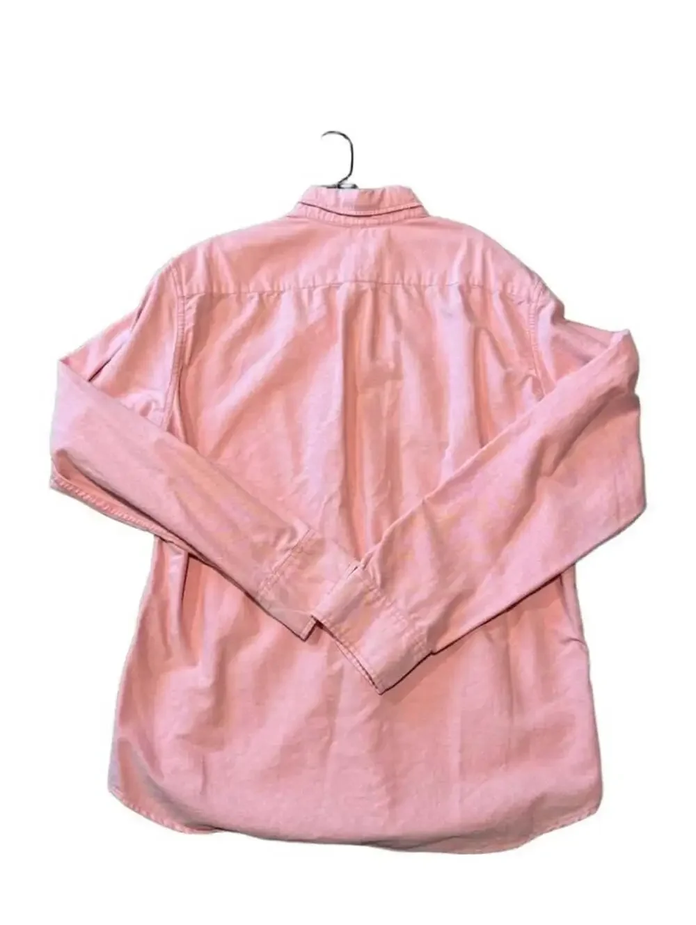 J. Crew Flex Pink Long Sleeve Cotton Oxford Button Down Shirt Men's Large